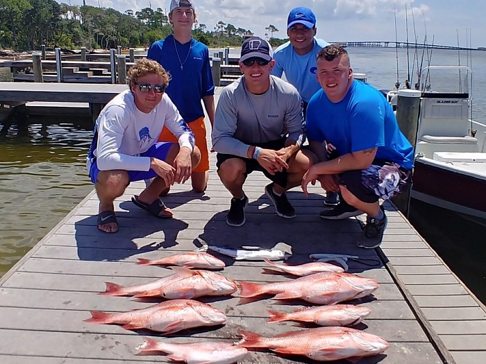 Red Snapper at Perdido Key on Fish Time Fishing Charters